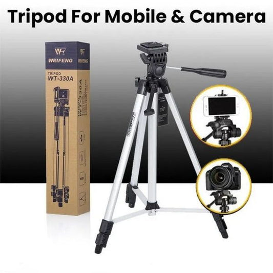 FREE DELIVERY OFFER – WT-330A Tripod Stand for Mobile & Camera